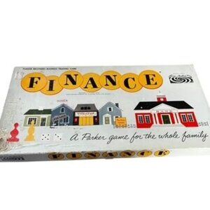 Vintage Parker Brothers Finance Board Game